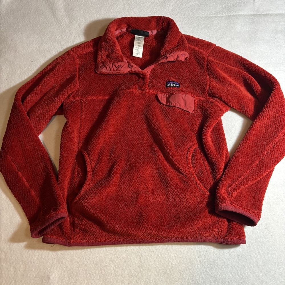 Patagonia Pullover Sweater Womens Small Fleece Re Tool Snap-T‎ Outdoors Warm